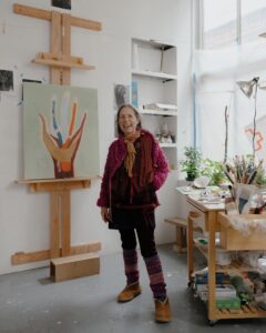 Cecilia Vicuña, honorée dans la catégorie Artiste Iconique. Crédit : William Jess Laird